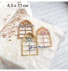 Нож для вырубки "Готика. Окно Кентервильской часовни", ScrapMania