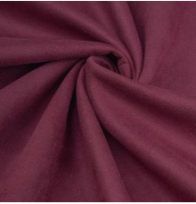 Искусственная замша "Скуба", цвет "Марсала", односторонняя, 33х50 см.