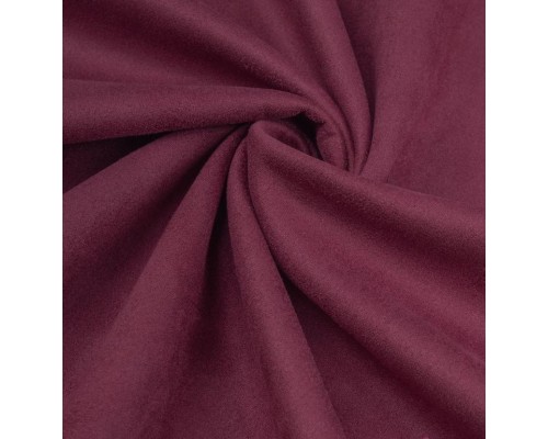 Искусственная замша "Скуба", цвет "Марсала", односторонняя, 33х50 см.