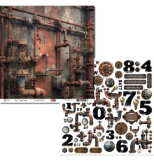 Бумага двусторонняя коллекции "Город живет", Golden Scrap