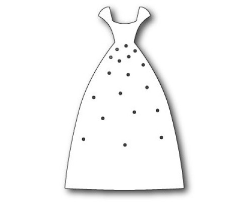 Форма для вырубки "Beaded Dress" Memorybox