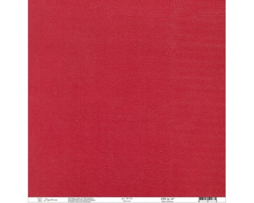 Картон текстурированный "Красный" Рукоделие