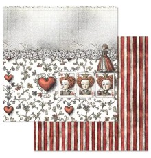 Бумага двусторонняя "Алиса и Чеширский кот. Безумная игра", ScrapMania