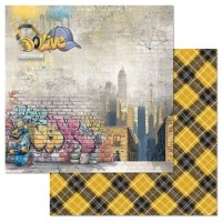 Бумага двусторонняя "Ребята с нашего двора. Музыка улиц", ScrapMania