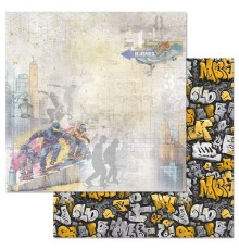 Бумага двусторонняя "Ребята с нашего двора. Баланс и скорость", ScrapMania