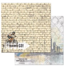 Бумага двусторонняя "Ребята с нашего двора. Крути педали", ScrapMania