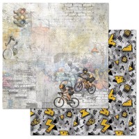 Бумага двусторонняя "Ребята с нашего двора. Скорость внутри тебя", ScrapMania