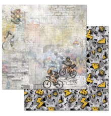 Бумага двусторонняя "Ребята с нашего двора. Скорость внутри тебя", ScrapMania