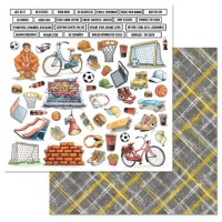 Бумага двусторонняя "Ребята с нашего двора. Картинки", ScrapMania