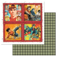 Бумага двусторонняя "Ребята с нашего двора. Сюжеты", ScrapMania