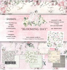 Набор бумаги "Blooming Day" 11 листов 30*30см., Summer Studio