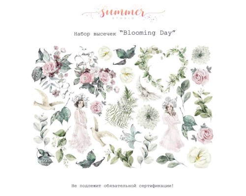 Набор высечек "Blooming Day", Summer Studio