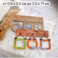 Нож для вырубки "Картинная галерея. Деревянная доска", ScrapMania