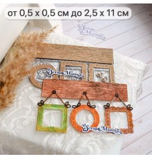 Нож для вырубки "Картинная галерея. Деревянная доска", ScrapMania