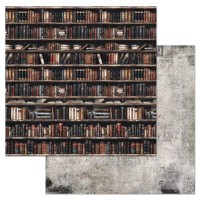 Бумага двусторонняя "Элементарно, Ватсон! Библиотека", ScrapMania