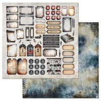 Бумага двусторонняя "Элементарно, Ватсон! Детали", ScrapMania