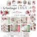 Набор бумаги "Vintage Love" 30,5 х 30,5 см., 6 листов, Craft O'Clock