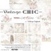 Набор бумаги "Vintage Chic" 20,3 х 20,3 см., 6 листов, 1/4 набора, Craft O'Clock