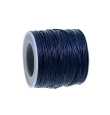 Шнур вощеный темно-синий, 3 метра, 1 мм.