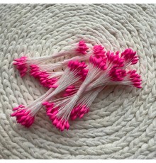 Тычинки "Ярко-розовые", каплевидные, 1 пучок