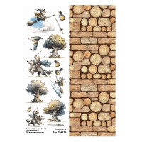 Лист с картинками 10х30 см "Лукоморье. Дальняя дорога", ScrapMania