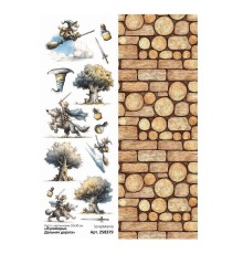 Лист с картинками 10х30 см "Лукоморье. Дальняя дорога", ScrapMania