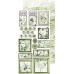 Набор для вырезания "Greenery Invitation" 15,5*30,5 см, 1/2 набора, 6 листов, Craft O'Clock