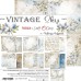 Набор бумаги "Vintage Sky" 20,3 х 20,3 см., 6 листов, 1/4 набора, Craft O'Clock