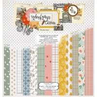 Набор бумаги 30*30 см "Чувствуешь осень", 9 листов, Эклектика