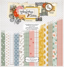 Набор бумаги 30*30 см "Чувствуешь осень", 9 листов, Эклектика