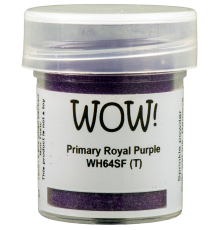 Пудра для эмбоссинга "Primary Royal Purple", полупрозрачная, 15мл., WOW!