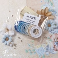 Набор вязаных колечек "На облаках", 6 шт.