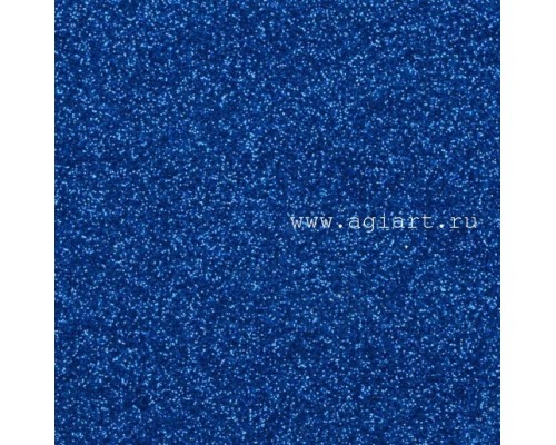 Картон с глиттером "Синий" с клеевым слоем, 1 шт, А4