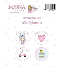 Фишки "Dollhouse", 4 шт., Mona Design