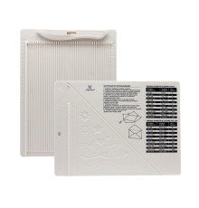 Доска для создания конвертов и открыток (биговки) двусторонняя, Рукоделие 21,5 x 16,2 см
