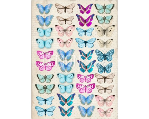 Бумага односторонняя Forget me not "Vintage time 021" А4, Lemon craft