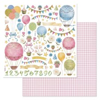 Бумага двусторонняя "День Рождения. Картинки", ScrapMania
