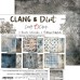 Набор фоновой бумаги "Clang&Dirt" 20,3*20,3 см., 6 листов, 1/4 набора, Craft O'Clock