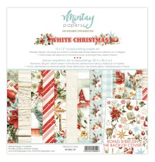 Набор бумаги "White Christmas" 30,5*30,5 см, 6 листов, 1/2 полного набора, Mintay paper