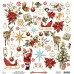 Бумага двусторонняя коллекция "White Christmas" 30,5*30,5 см., Mintay papers
