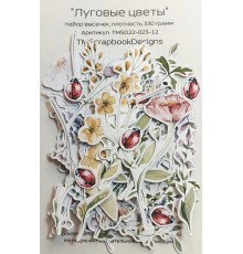 Набор высечек "Луговые цветы", TMScrapbookDesigns