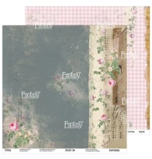 Лист двусторонней бумаги, коллекции "Винтажная рапсодия" 30*30 см, Fantasy