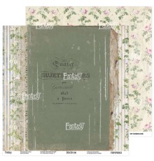 Лист двусторонней бумаги, коллекции "Винтажная рапсодия" 30*30 см, Fantasy