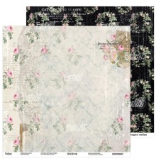 Лист двусторонней бумаги, коллекции "Винтажная рапсодия" 30*30 см, Fantasy