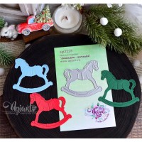 Нож для вырубки "Лошадка - качалка" от AgiArt