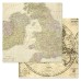 Набор бумаги 30,5*30,5 см "Фономикс. Карты. Том 1", 12 листов, ScrapMania