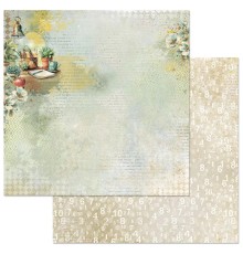 Бумага двусторонняя коллекция "Школьная жизнь. Биология", ScrapMania