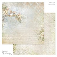 Бумага двусторонняя "Веселое чаепитие. Приветствие", ScrapMania
