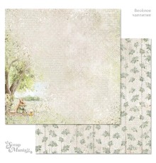 Бумага двусторонняя "Веселое чаепитие. Наедине с природой", ScrapMania