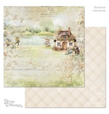Бумага двусторонняя "Веселое чаепитие. На рыбалку", ScrapMania